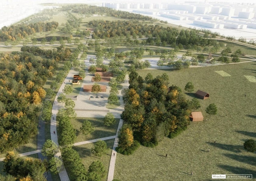 Wizualizacja Zieliny Klin Południa