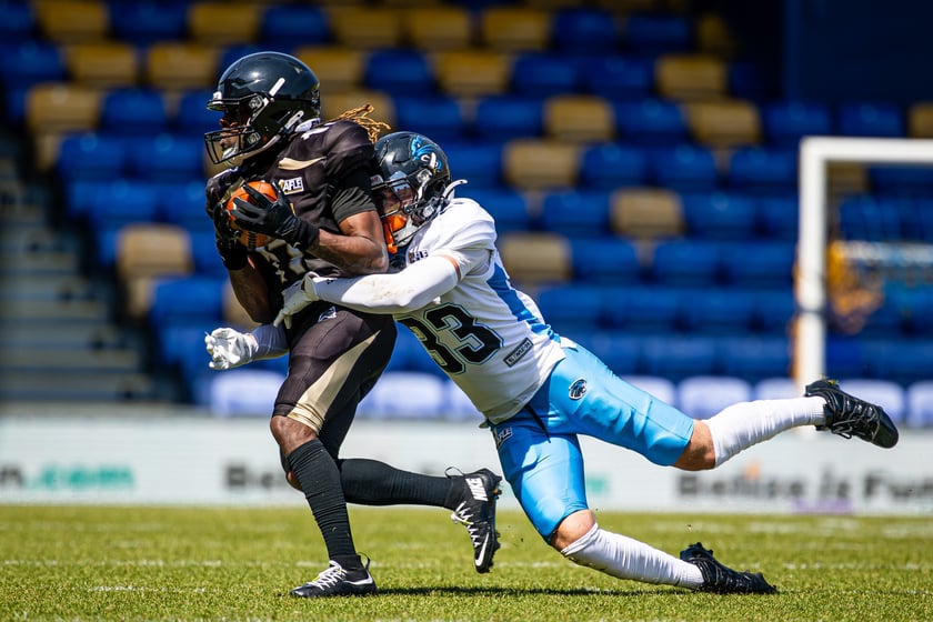 Wyjazdowy mecz futbolu amerykańskiego London Warriors - Panthers Wrocław - 24 maja 2026 r.