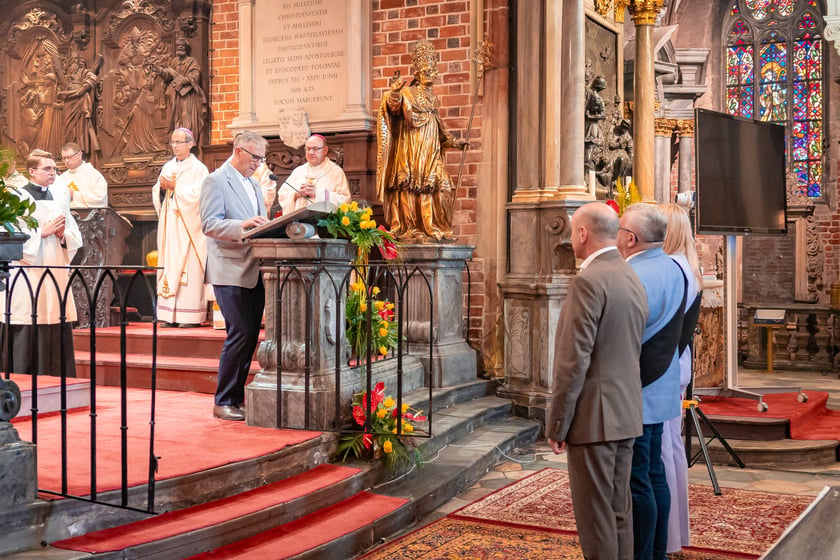 Msza Święta w katedrze w intencji mieszkańców Wrocławia, której przewodniczył arcybiskup Józef Kupny