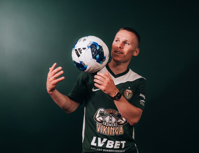 Grzegorz Tomasiewicz , nowy pomocnik Śląska Wrocław.