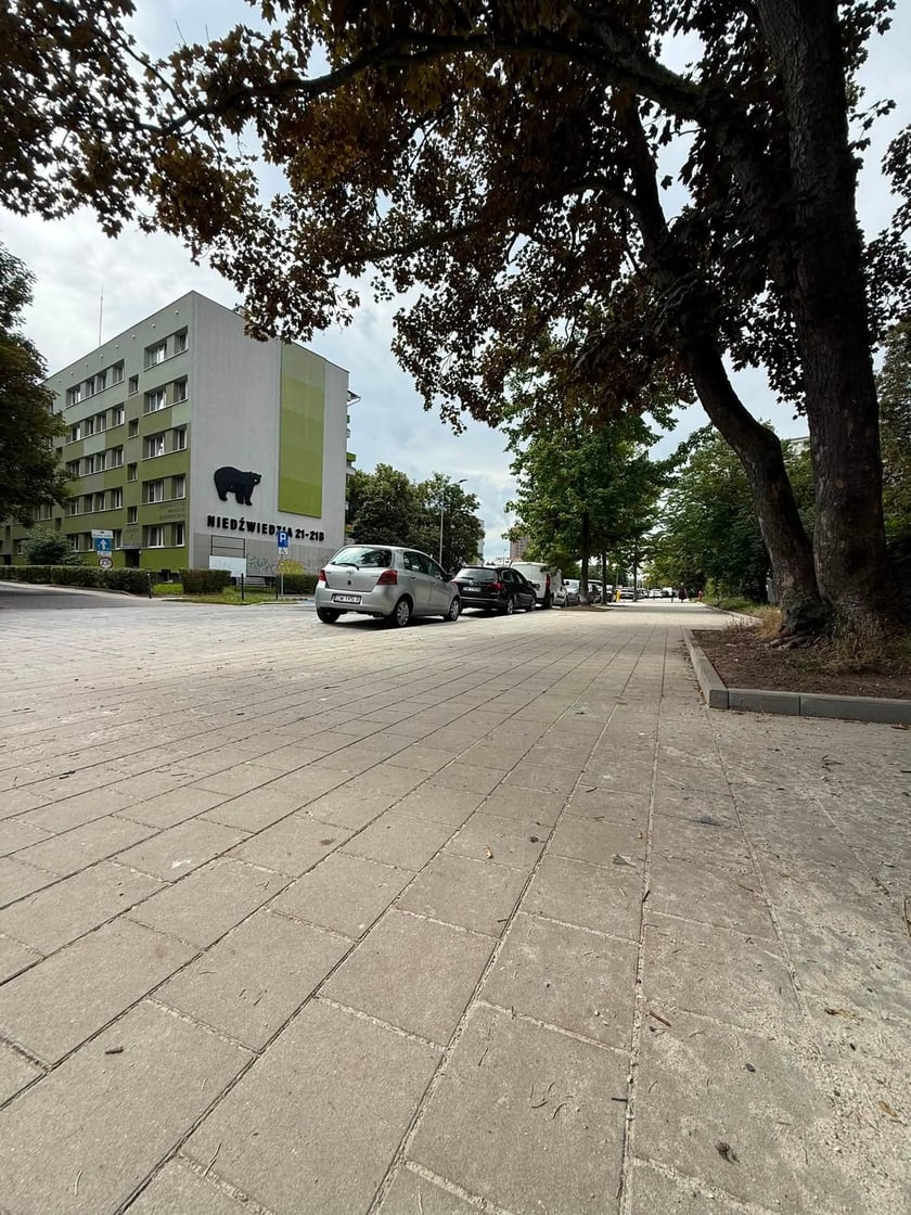 Wyremontowany chodnik na ul. Niedźwiedziej