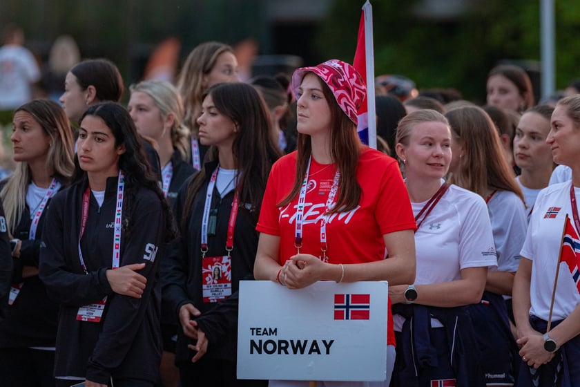 Ceremonia otwarcia Mistrzostw Świata Kobiet Dywizji II w Lacrosse we Wrocławiu na Pergoli, 10 lipca 2026 r.