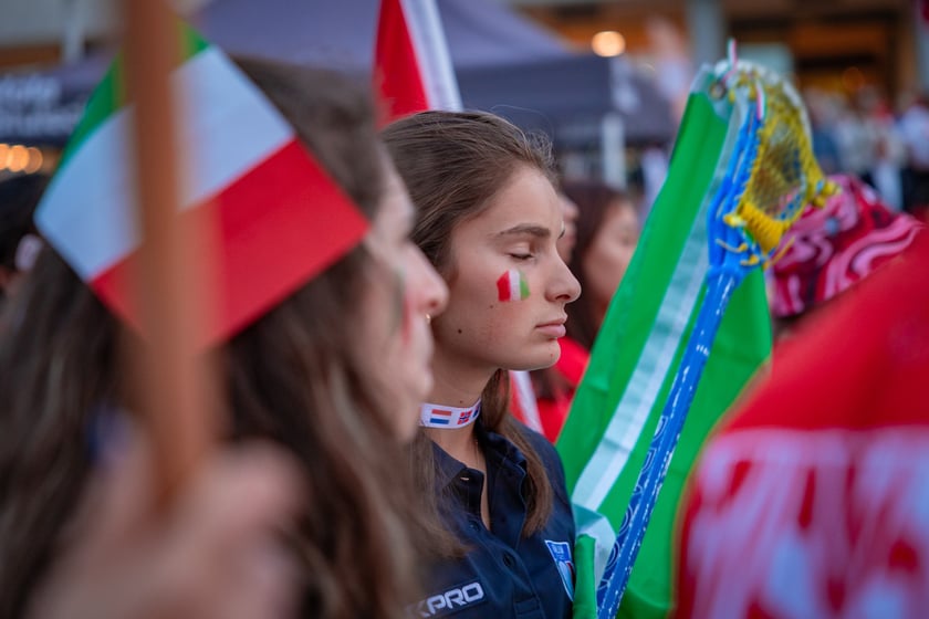 Ceremonia otwarcia Mistrzostw Świata Kobiet Dywizji II w Lacrosse we Wrocławiu na Pergoli, 10 lipca 2026 r.