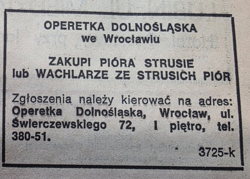<p>Wrocławska prasa z lat siedemdziesiątych XX wieku,&nbsp;Słowo Polskie</p>
