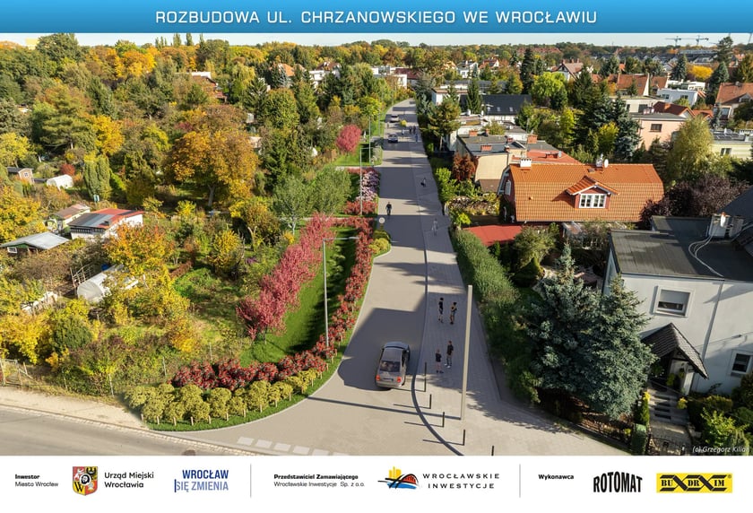 <p>ul. Chrzanowskiego, wizualizacja</p>