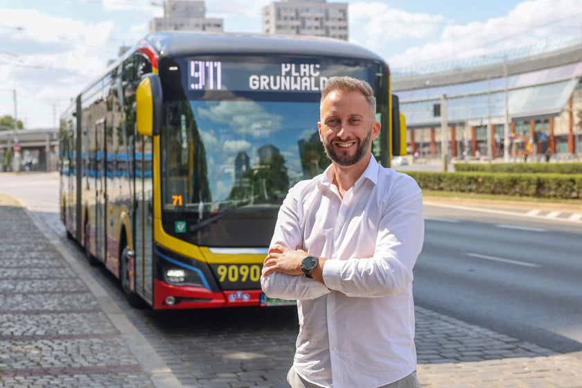 Dawid Barabasz, dyrektor Wydziału Transportu Urzędu Miejskiego Wrocławia.