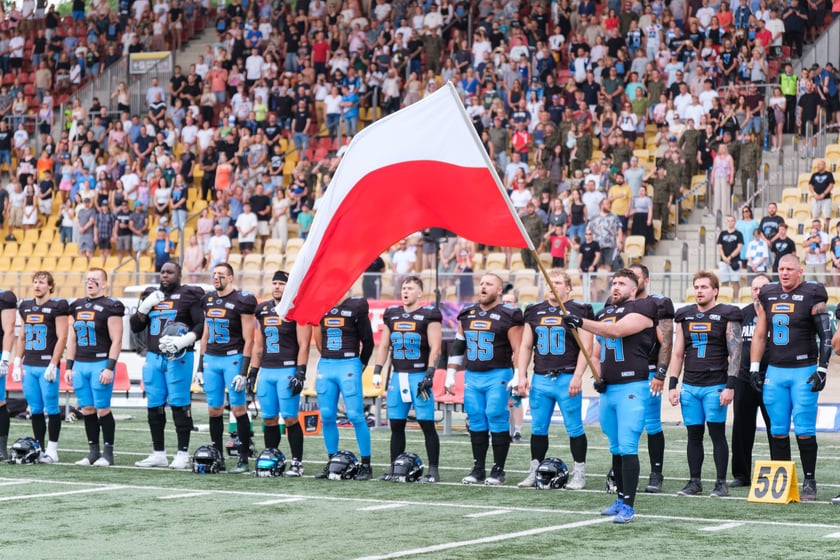 Mecz futbolu amerykańskiego Panthers Wrocław - London Warriors na Stadionie Olimpijskim - 16 sierpnia 2026 r.