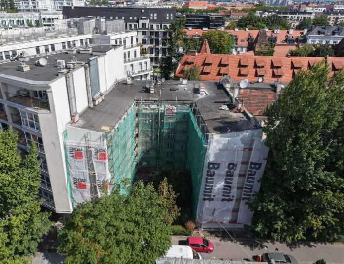 Remont kamienicy przy ul. Cieszyńskiego 12-13.