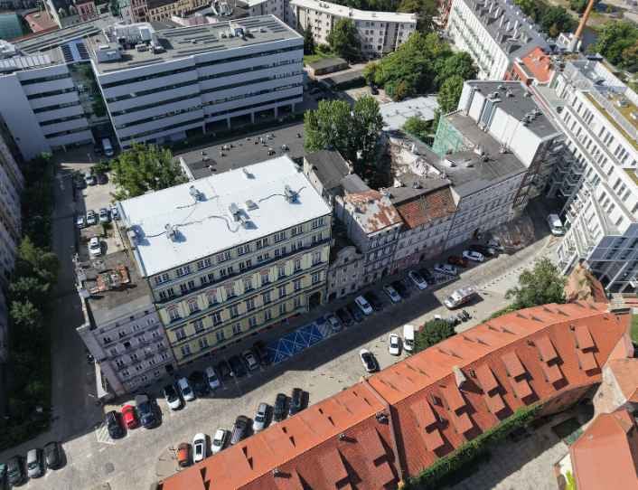 Remont kamienicy przy ul. Cieszyńskiego 12-13.