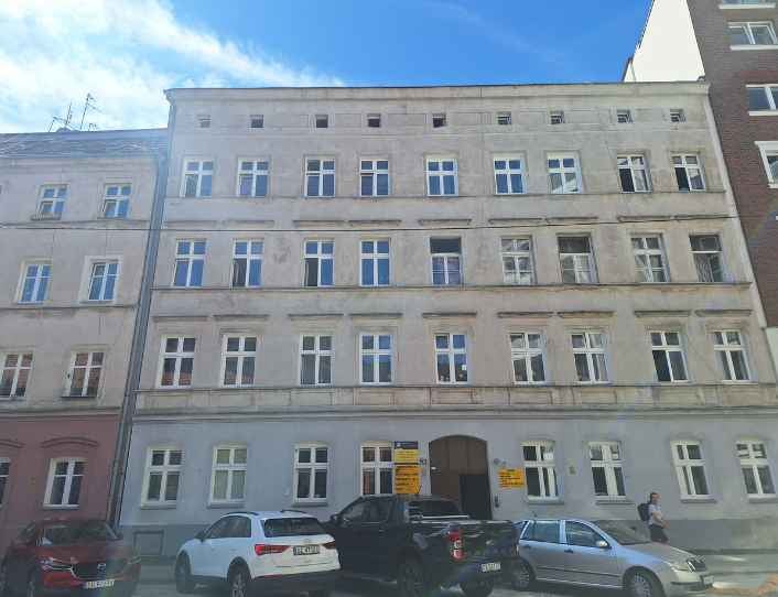 Remont kamienicy przy ul. Cieszyńskiego 12-13.
