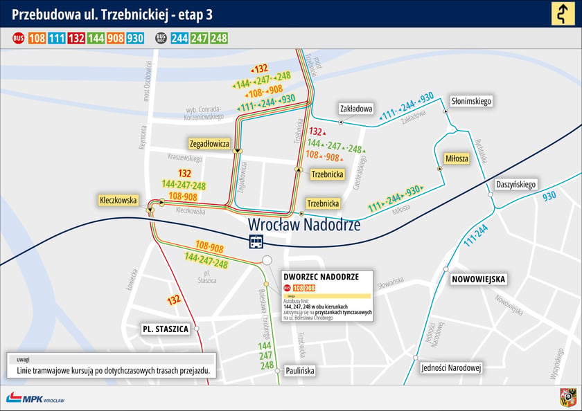 Trasy komunikacji zbiorowej od soboty 22 sierpnia