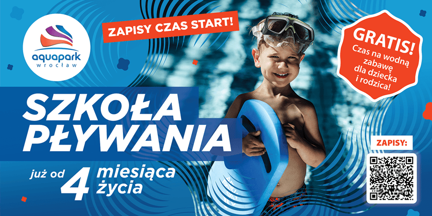 Wraca Szkoła Pływania Aquaparku Wrocław. Zapisy trwają
