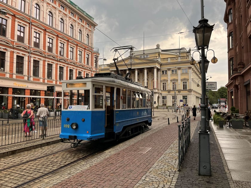 Tramwaj Linke-Hofmann Standard na Placu Teatralnym