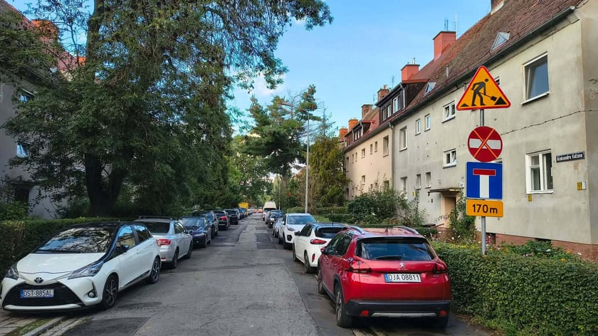 Remont ul. Boznańskiej na Biskupinie.