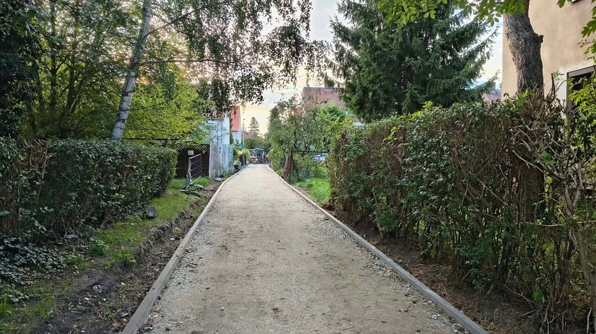 Remont ul. Boznańskiej na Biskupinie.