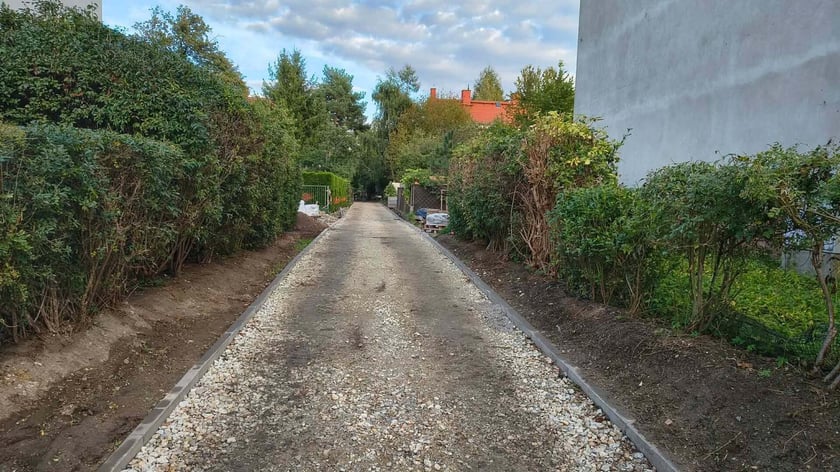 Remont ul. Boznańskiej na Biskupinie.