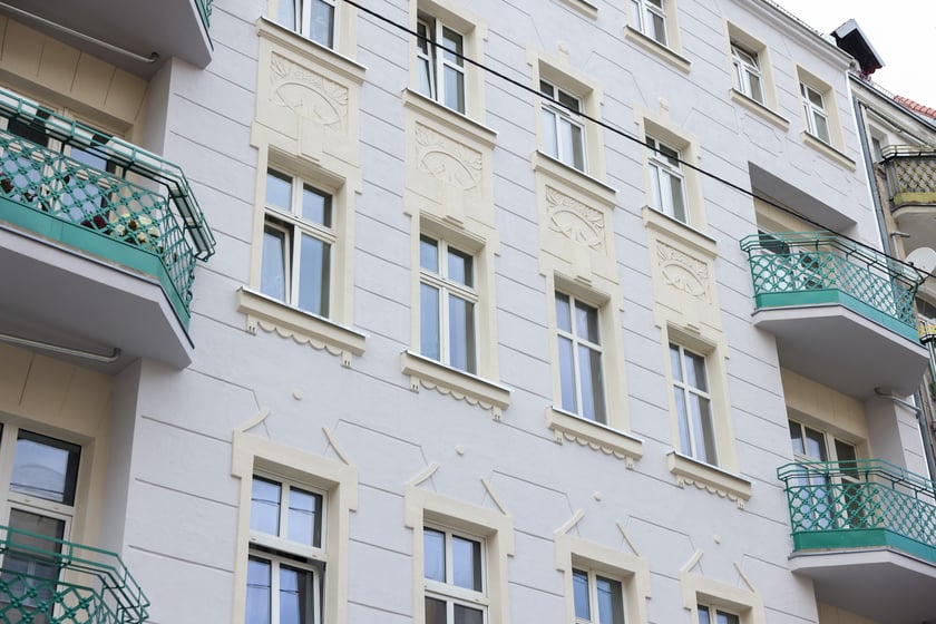 Kamienica przy ul. Łódzkiej 29 po remoncie