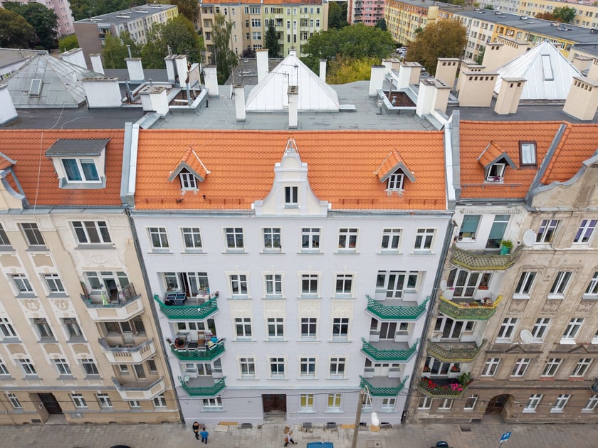 Kamienica przy ul. Łódzkiej 29 po remoncie