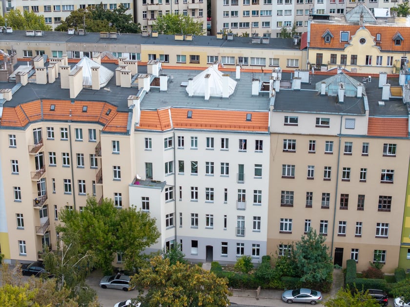 Kamienica przy ul. Łódzkiej 29 po remoncie