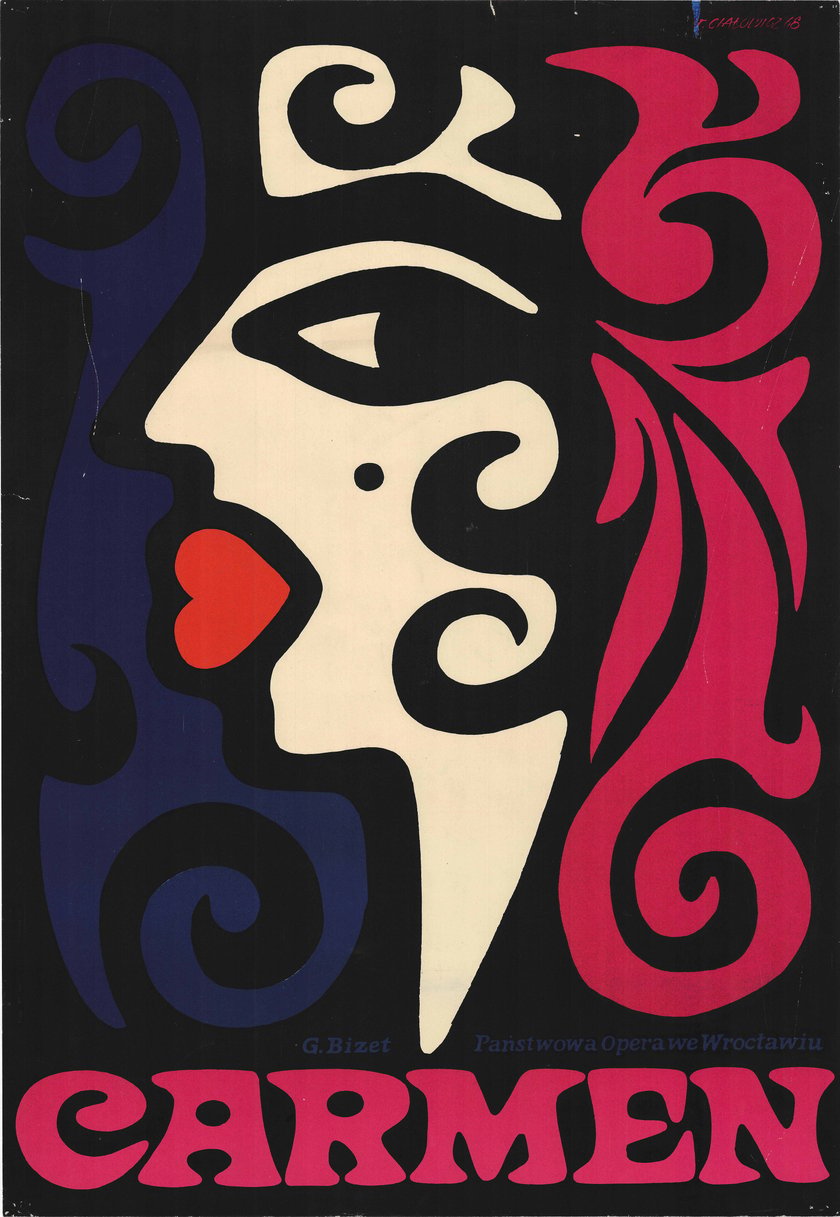 Tadeusz Ciałowicz, plakat Opery "Carmen" (1968)