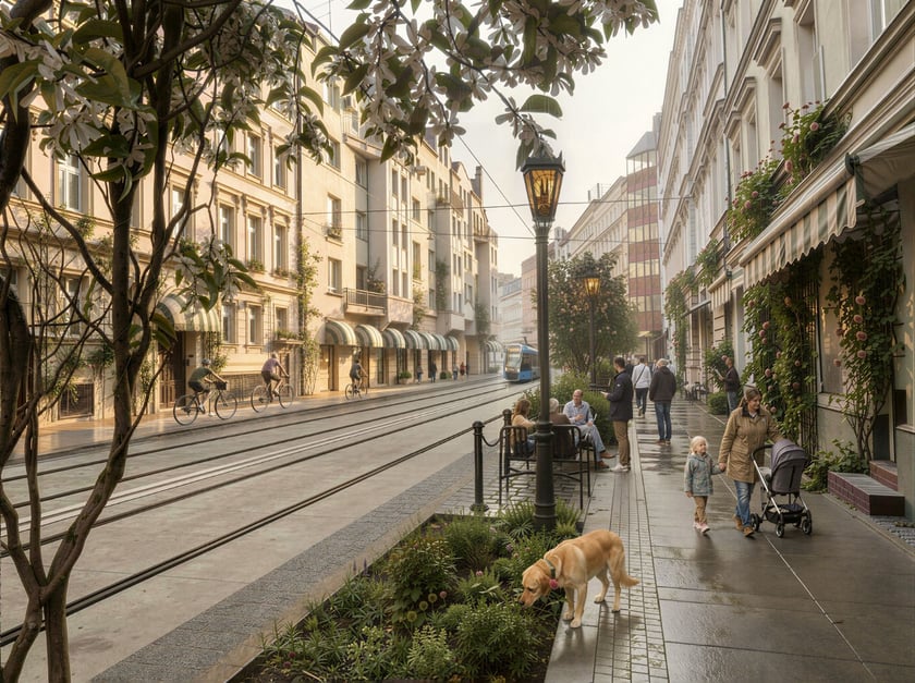 Tak ma wyglądać ulica Szczytnicka po przebudowie