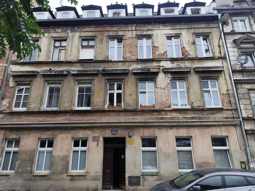 Kamienica przy ul. Ptasiej, która przejdzie remont w 2027 r.