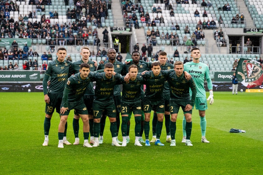 Mecz Śląska Wrocław z Wieczystą Kraków na Tarczyński Arenie
