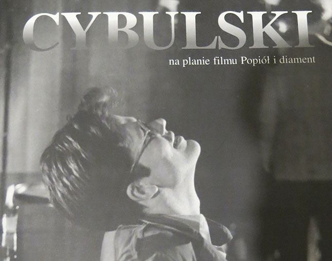 Okładka książki ze zdjęciami z filmu ?Popiół i diament?, Wyd. PWSFTViT 1997