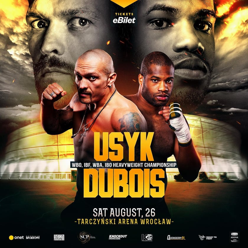 Plakat walki Usyk vs. Dubois