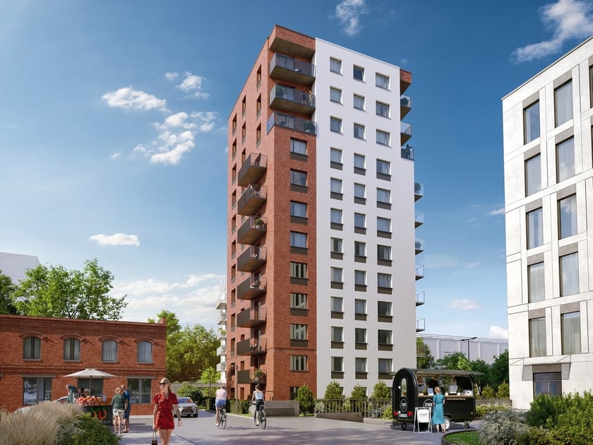 Wizualizacja Apartamentów nad Oławką