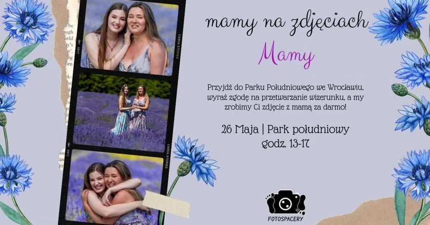 Grafika akcji "mamy na zdjęciach Mamy"