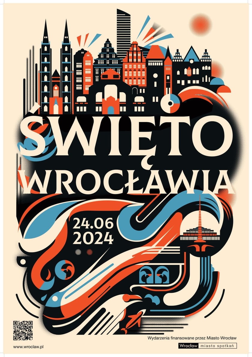 Plakat na Święto Wrocławia 2024