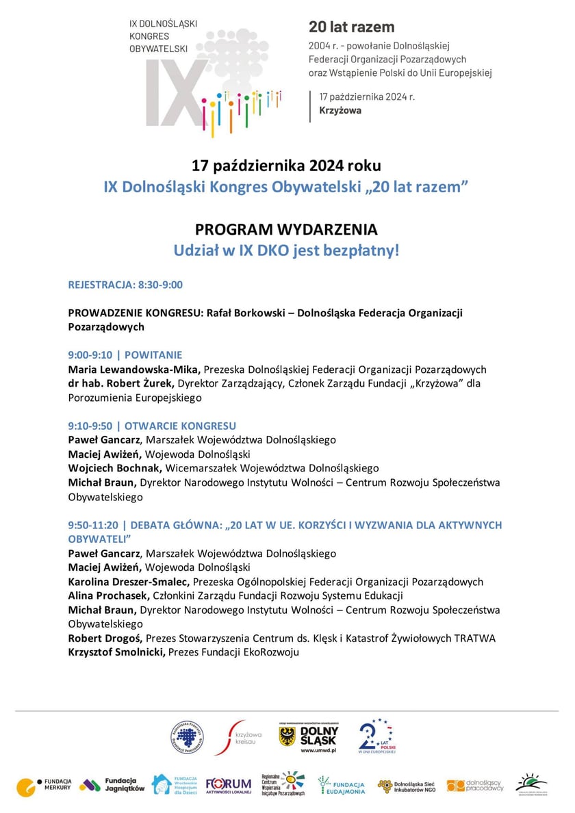 Program IX DKO
