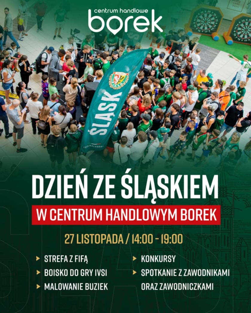 Dzień ze Śląskiem w CH Borek