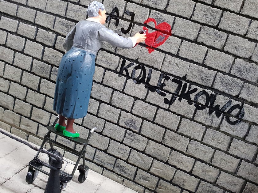 <p>"Kolejkowo"</p>