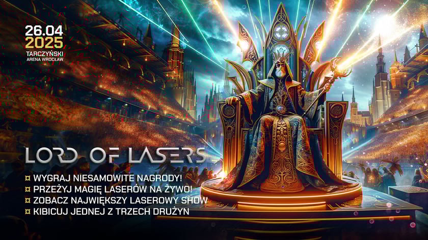 Plakat promujący Lord of Lasers