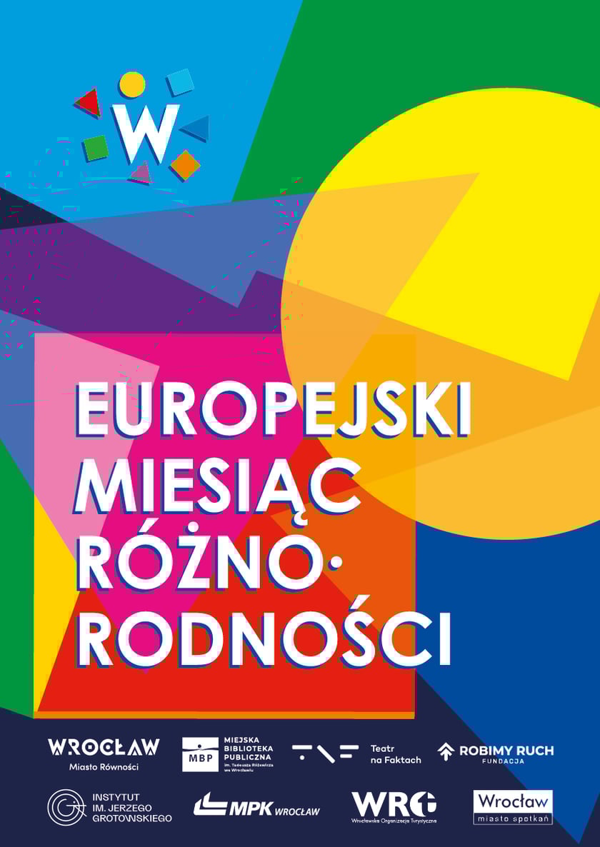 Plakat dotyczący Europejskiego Miesiąca Różnorodności