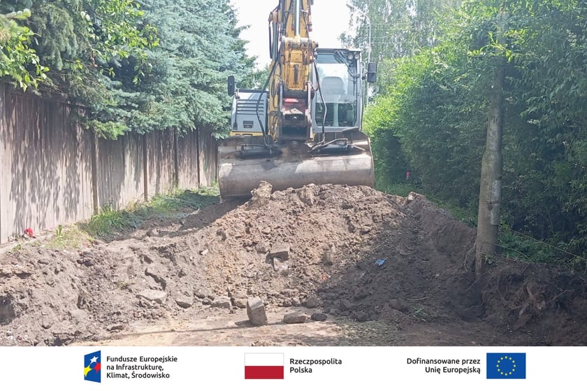 <p>Budowa sieci kanalizacyjnej na Strachowicach</p>