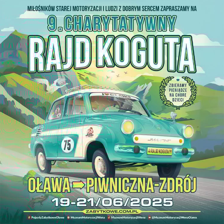 Plakat tegorocznej edycji Rajdu Koguta