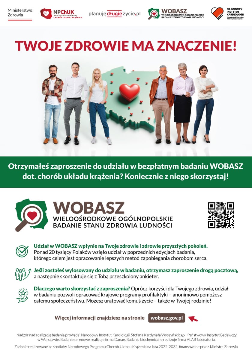 Plakat promujący WOBASZ.