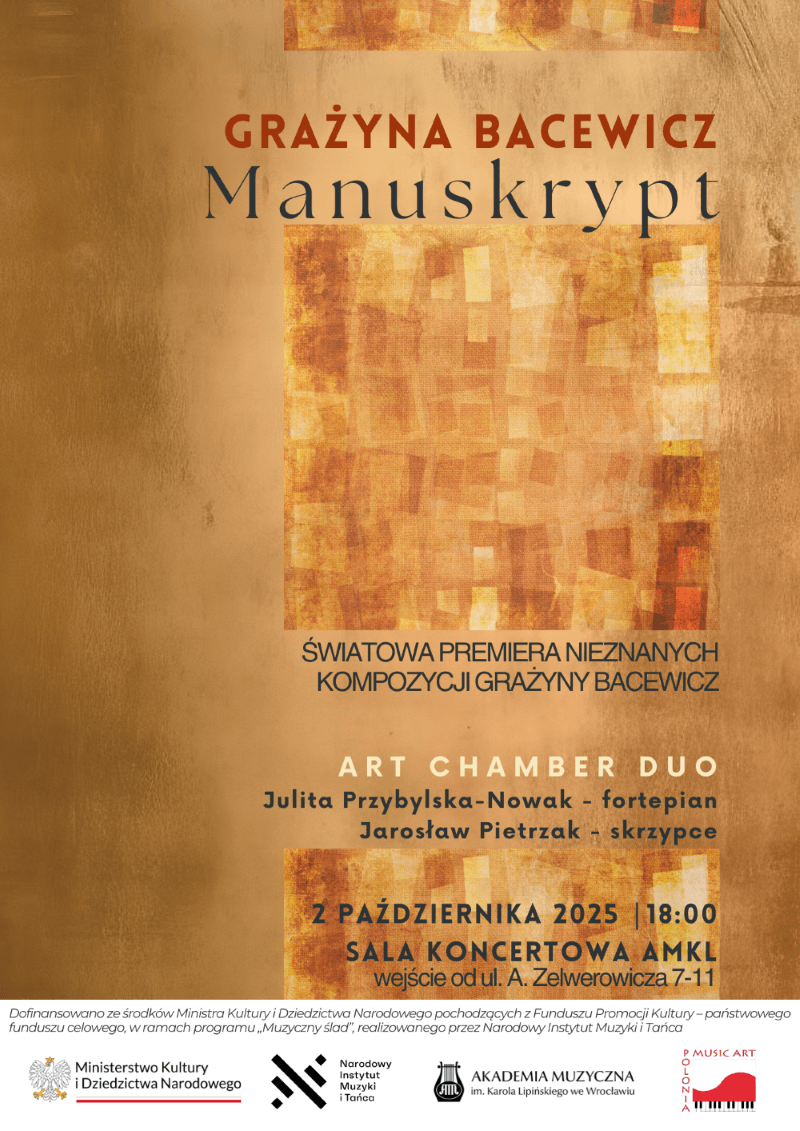 Plakat promujący wydarzenie