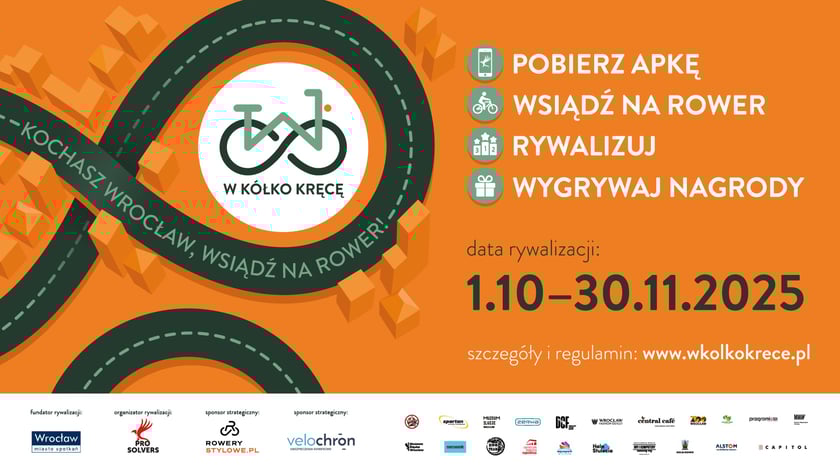 Rywalizacja rowerowa „W Kółko Kręcę”