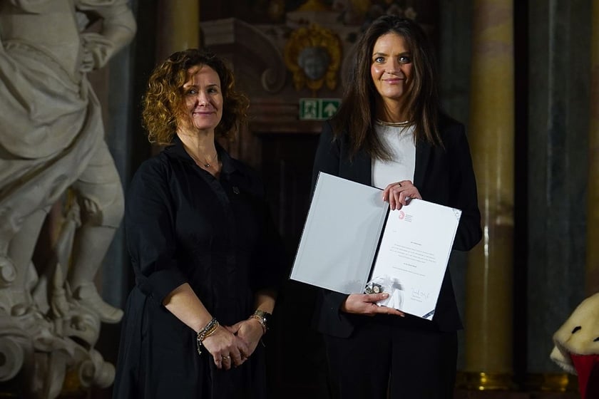 Uroczystość wręczania stypendiów doktorantom – laureatom Studenckiego Programu Stypendialnego w Auli Leopoldina.