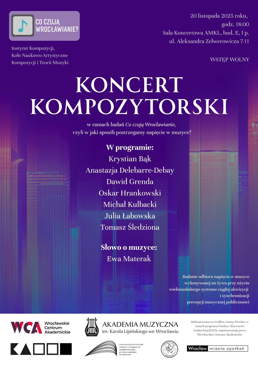 Plakat promujący wydarzenie