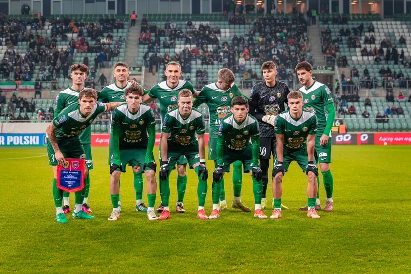 Mecz Śląska Wrocław z Rakowem Częstochowa w STS Pucharze Polski.