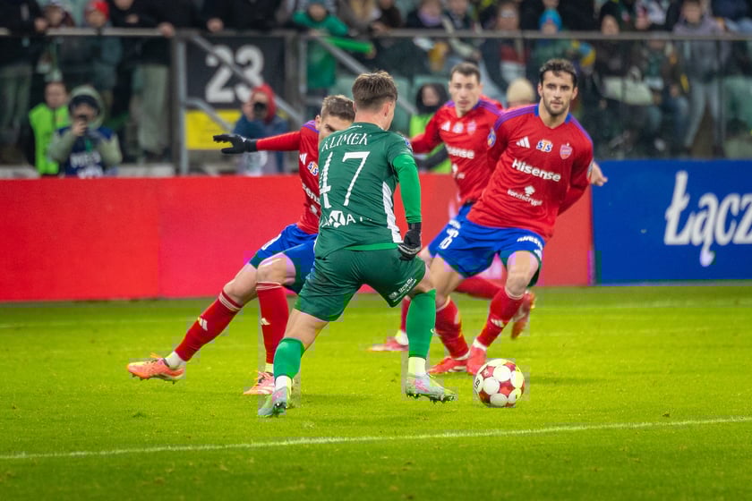 Mecz Śląska Wrocław z Rakowem Częstochowa w STS Pucharze Polski.