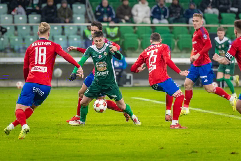 Mecz Śląska Wrocław z Rakowem Częstochowa w STS Pucharze Polski.