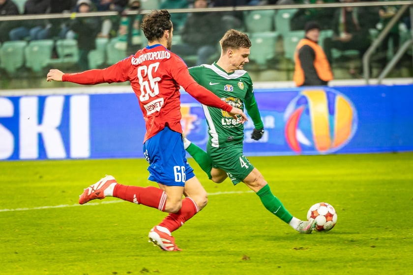 Mecz Śląska Wrocław z Rakowem Częstochowa w STS Pucharze Polski.