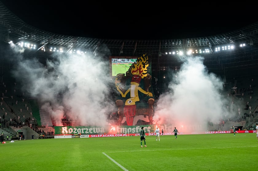 Mecz Śląsk Wrocław - Stal Rzeszów na Tarczyński Arena 8 grudnia 2025 r.