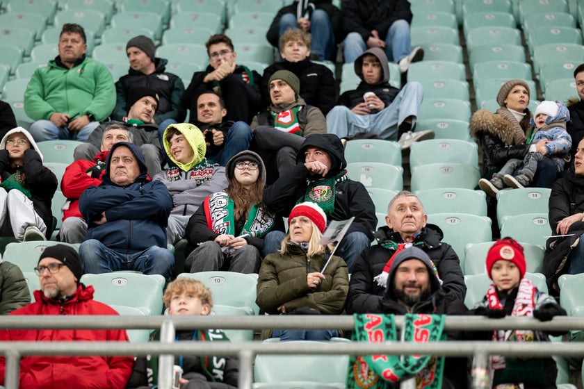 Mecz Śląsk Wrocław - Stal Rzeszów na Tarczyński Arena 8 grudnia 2025 r.